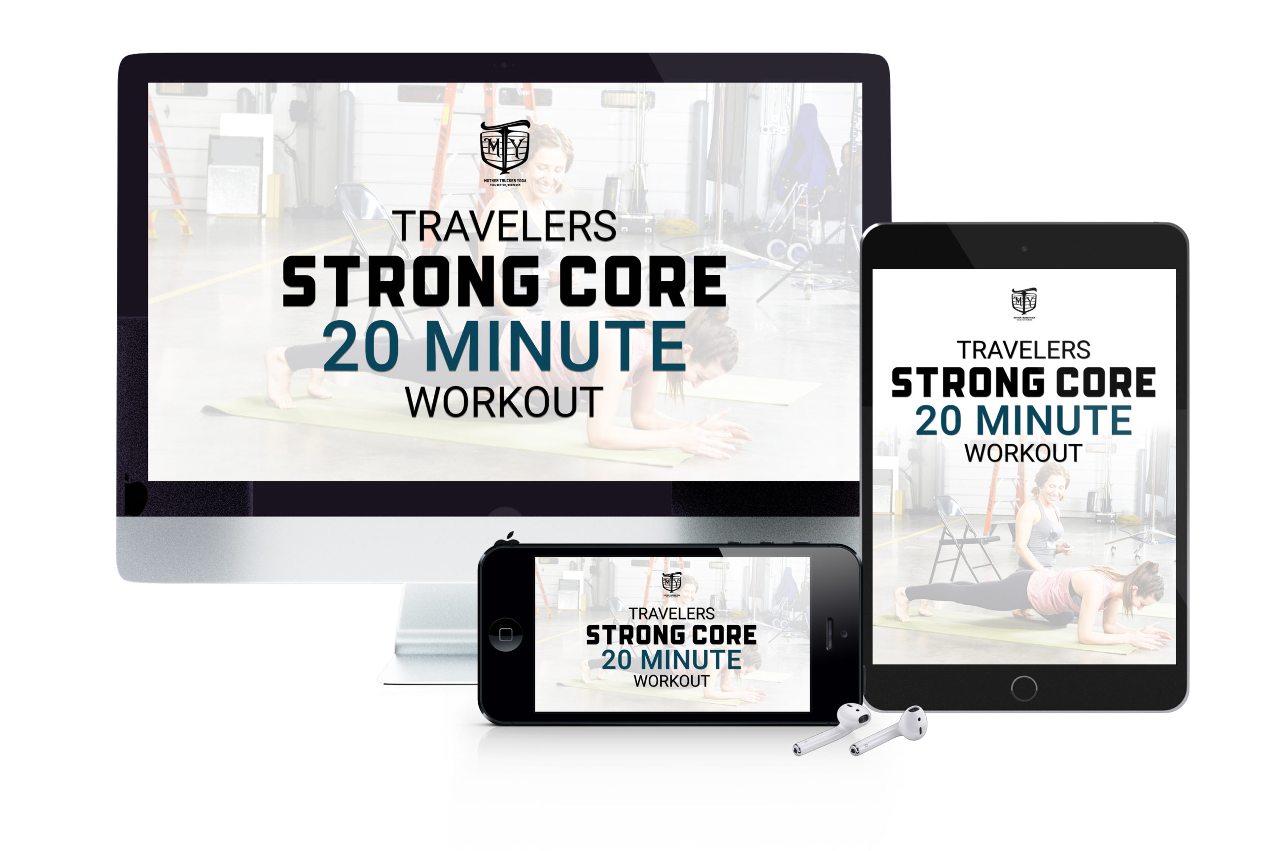 Travelers strong core workout downloadable video mother trucker yoga