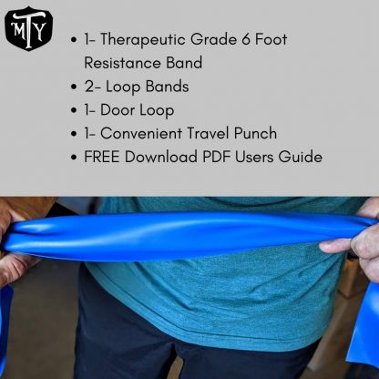 Resistance Band Kit Mother Trucker Yoga Contains