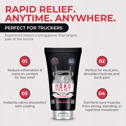 Road Relief Wellness™ Original Aches & Pains Cream - 2 Tubes - Image 3
