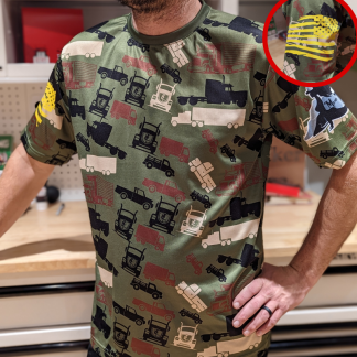 Trucker Camo© Army Green Men's Unisex Shirt