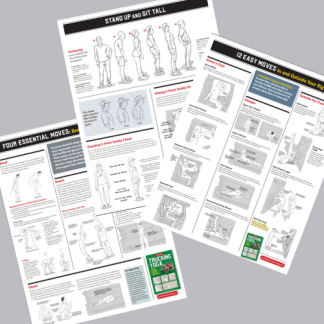 Mother Trucker Yoga Simple Fitness Poster Set