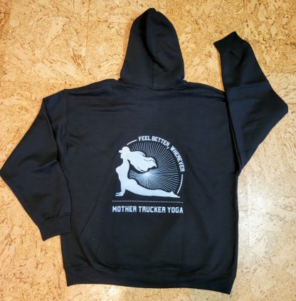 Mother Trucker Yoga Trucker Cozy Hoodie - Image 13
