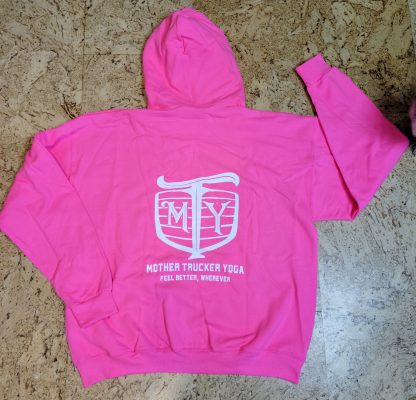 Mother Trucker Yoga Trucker Cozy Hoodie - Image 7