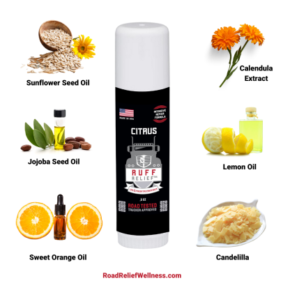 RUFF Relief Lips & Fingertips Crack Balm for Truck Drivers Skin Therapy 1