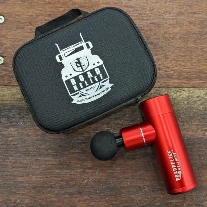 Road Relief Wellness™ Mini Luxury Travel Massage Gun Red 1