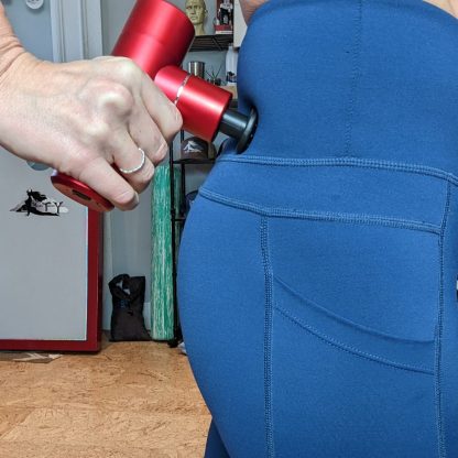 Road Relief Wellness™ Mini Luxury Travel Massage Gun Red 8