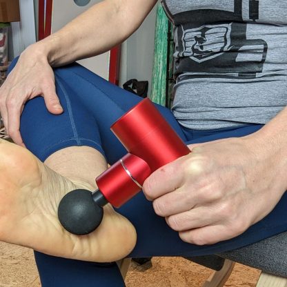 Road Relief Wellness™ Mini Luxury Travel Massage Gun Red 13