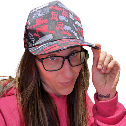 Trucker Camo© Hot Pink Trucker Hat - Image 2