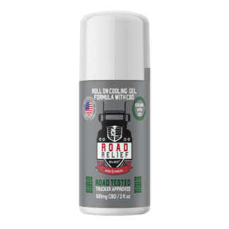 Road Relief Wellness™ Aches & Pains Cooling Roll-On Gel with CBD 2 fl. oz