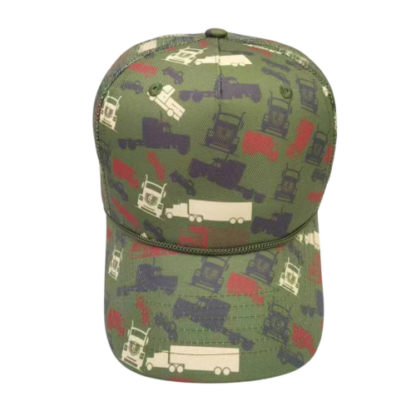 Road Relief Wellness Trucker Camo© Army Green Hat