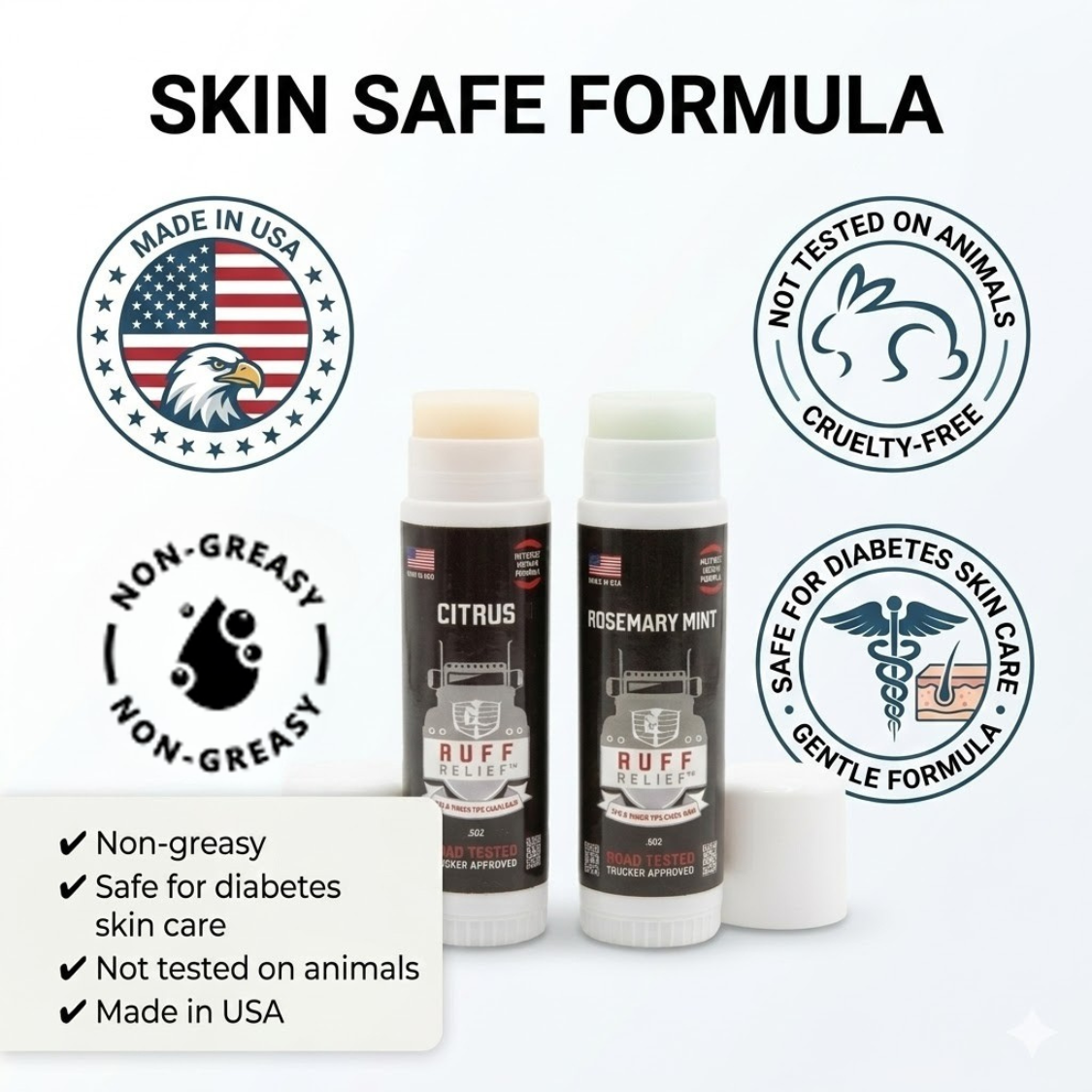 RUFF RELIEF Lips & Fingertips Crack Balm - Rosemary Mint - Image 18