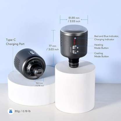 HOT / COLD Massage Gun Head Attachment Immediate Relief - Image 5