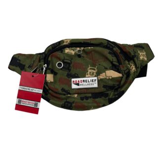 Trucker Camo© Army Green Travel Belt Bag Product Image Mother Trucker Yoga Product