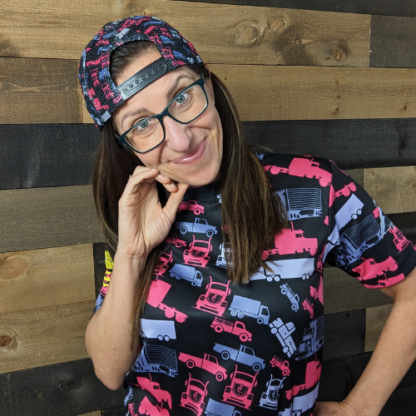 Hot Pink Trucker Camo® Unisex Shirt - Image 4