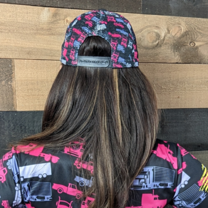 Hot Pink Trucker Camo® Unisex Shirt - Image 5