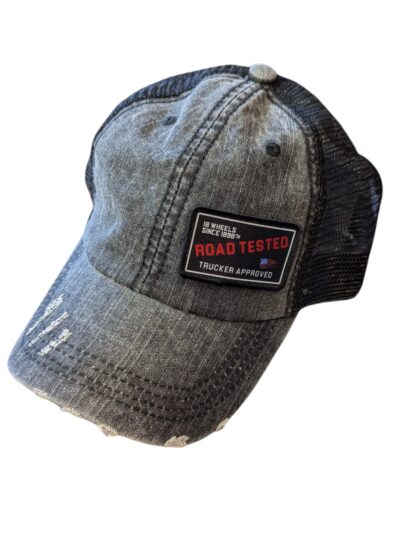 Vintage Distressed Road Tested Trucker Approved™ Patch Hat - Drive with Pride