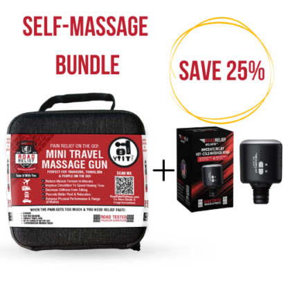 FDA-approved travel massage gun with hot and cold therapy