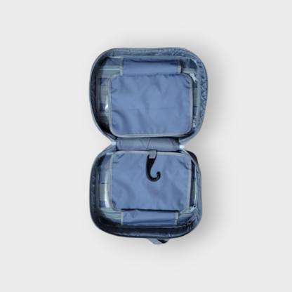 Slate Gray Bathroom Toiletry Tote for Travel & Truck Drivers - Image 5