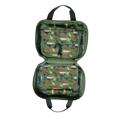 Trucker Camo® Army Green Bathroom Toiletry Tote for Travel & Truck Drivers - Image 5
