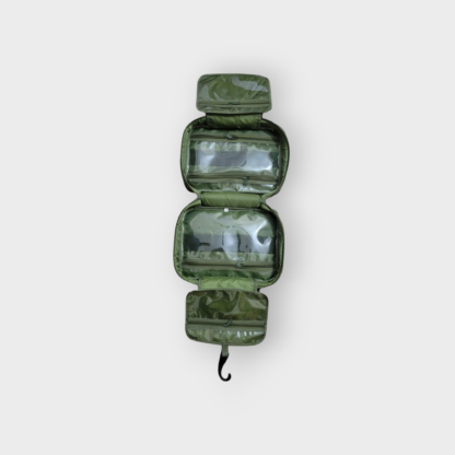 Trucker Camo® Army Green Bathroom Toiletry Tote for Travel & Truck Drivers - Image 3