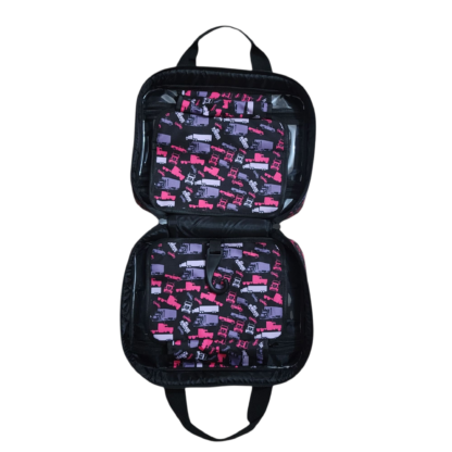 Bathroom toiletry tote for travel truck drivers 1