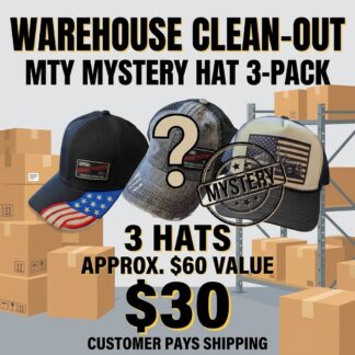 MTY MYSTERY HAT 3-PACK — $30
